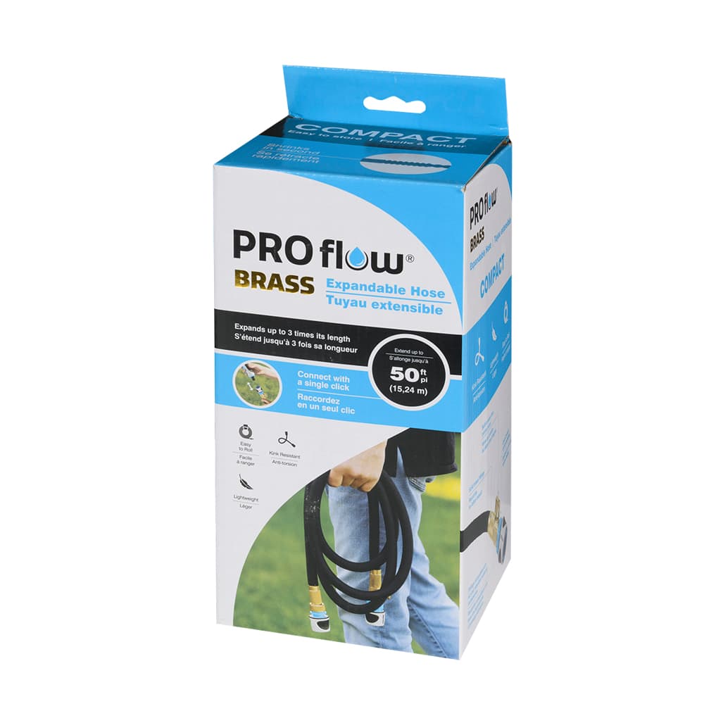 Tuyau d'arrosage extensible Pro Flow 5/8 po x 50 pi GARANT