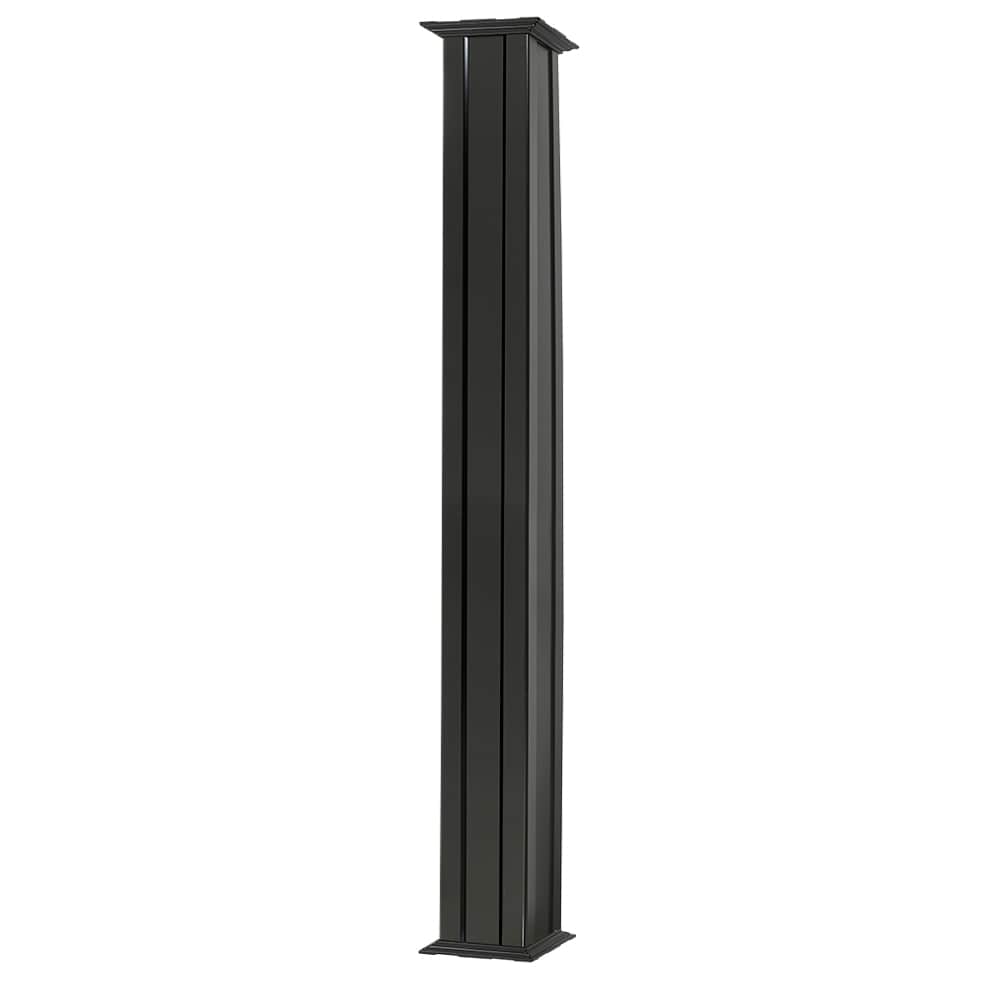 Black Aluminum Square Column 7&nbsp;1/2&nbsp;in&nbsp;x&nbsp;9&nbsp;ft