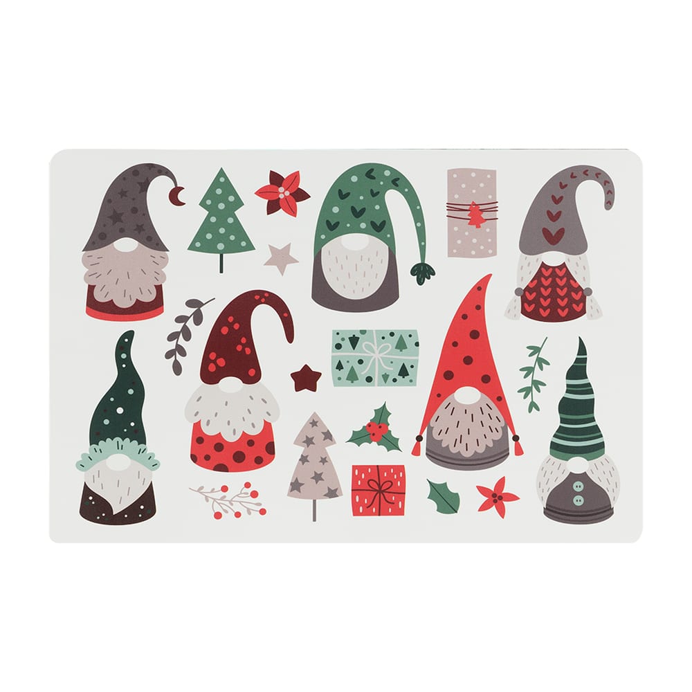 Napperon rectangulaire gnomes 17 3/4 po x 11 3/4 po VERTUO