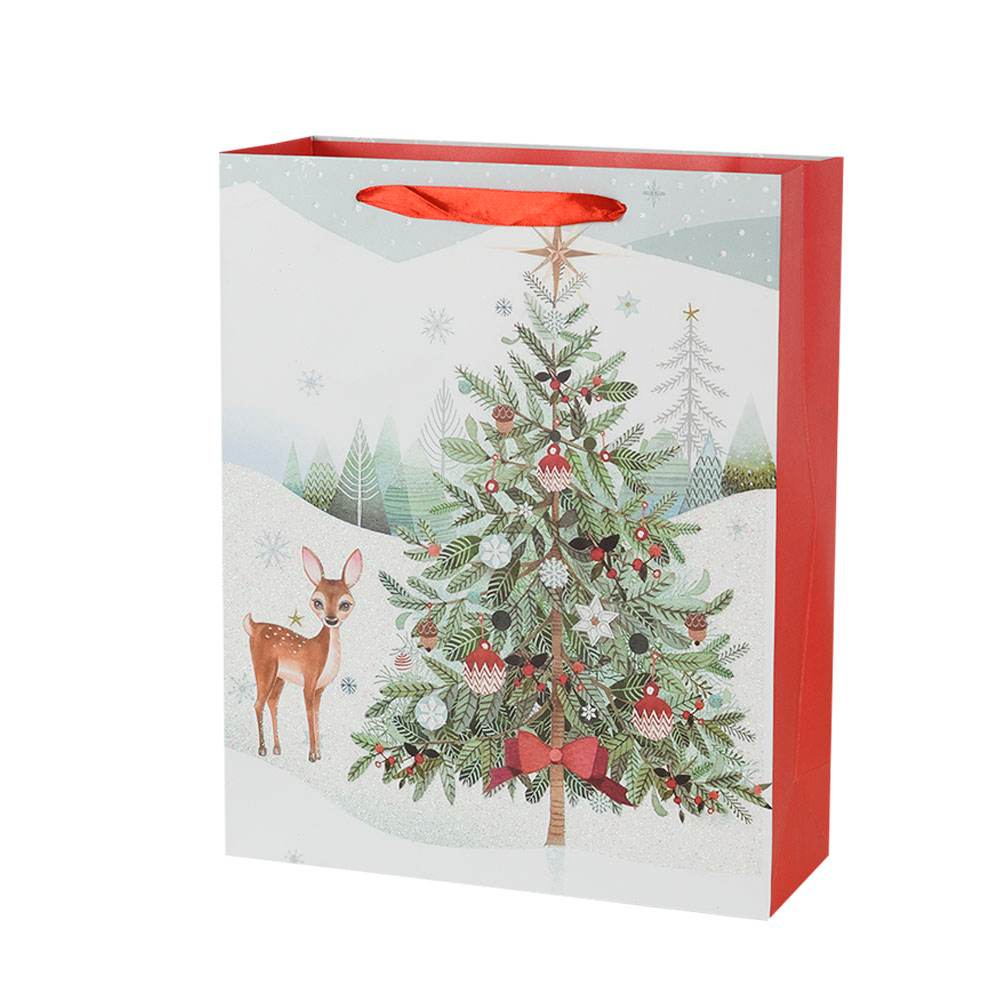 Sac cadeau de Noël moyen