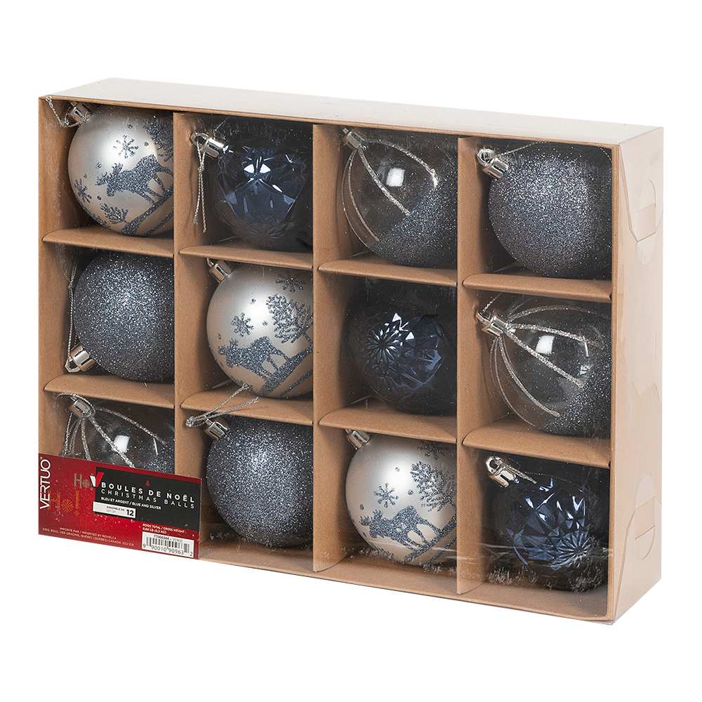 Christmas Balls 2 3/4 in. Set/12