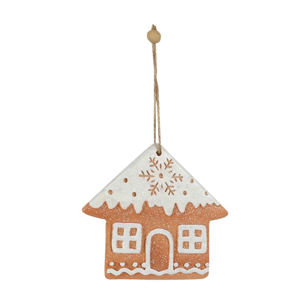 Ornement maison en pain d'épices 5 1/8 po