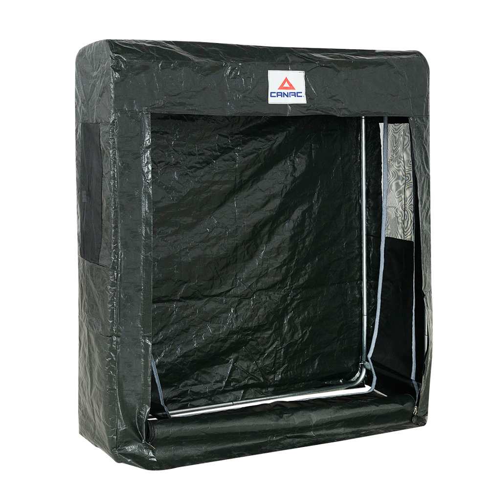 Abri bûches vert 5 pi 6 po x 1 pi 6 po x 5 pi 9 po