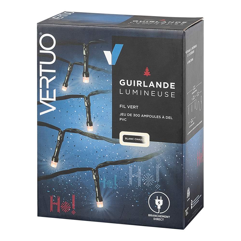 300 LED Light String Warm White