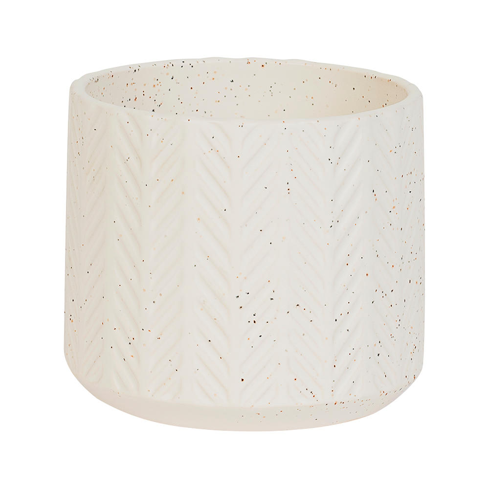 Cache-pot crème 6 7/8 po VERTUO