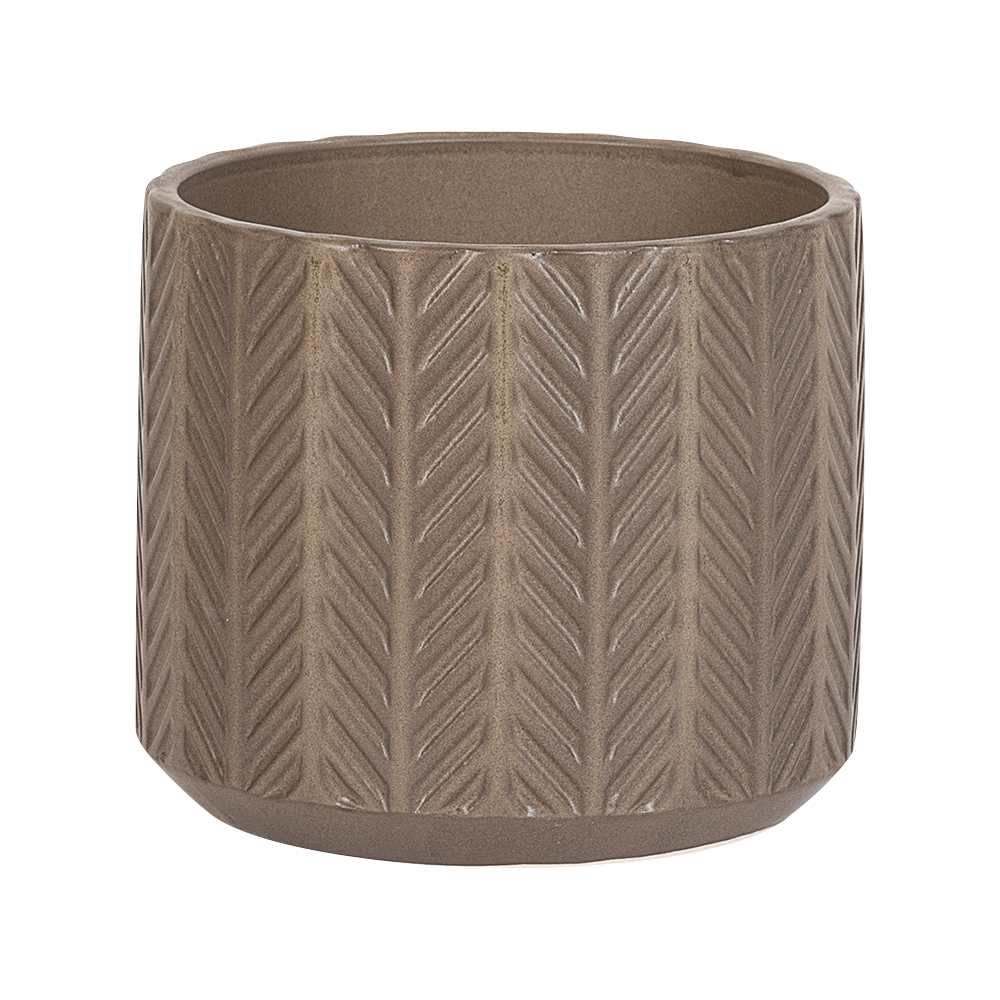 Cache-pot brun 6 7/8 po VERTUO