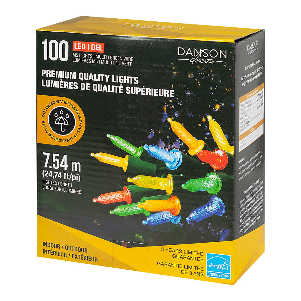 100 LED Lights Set M5 Multicoloured