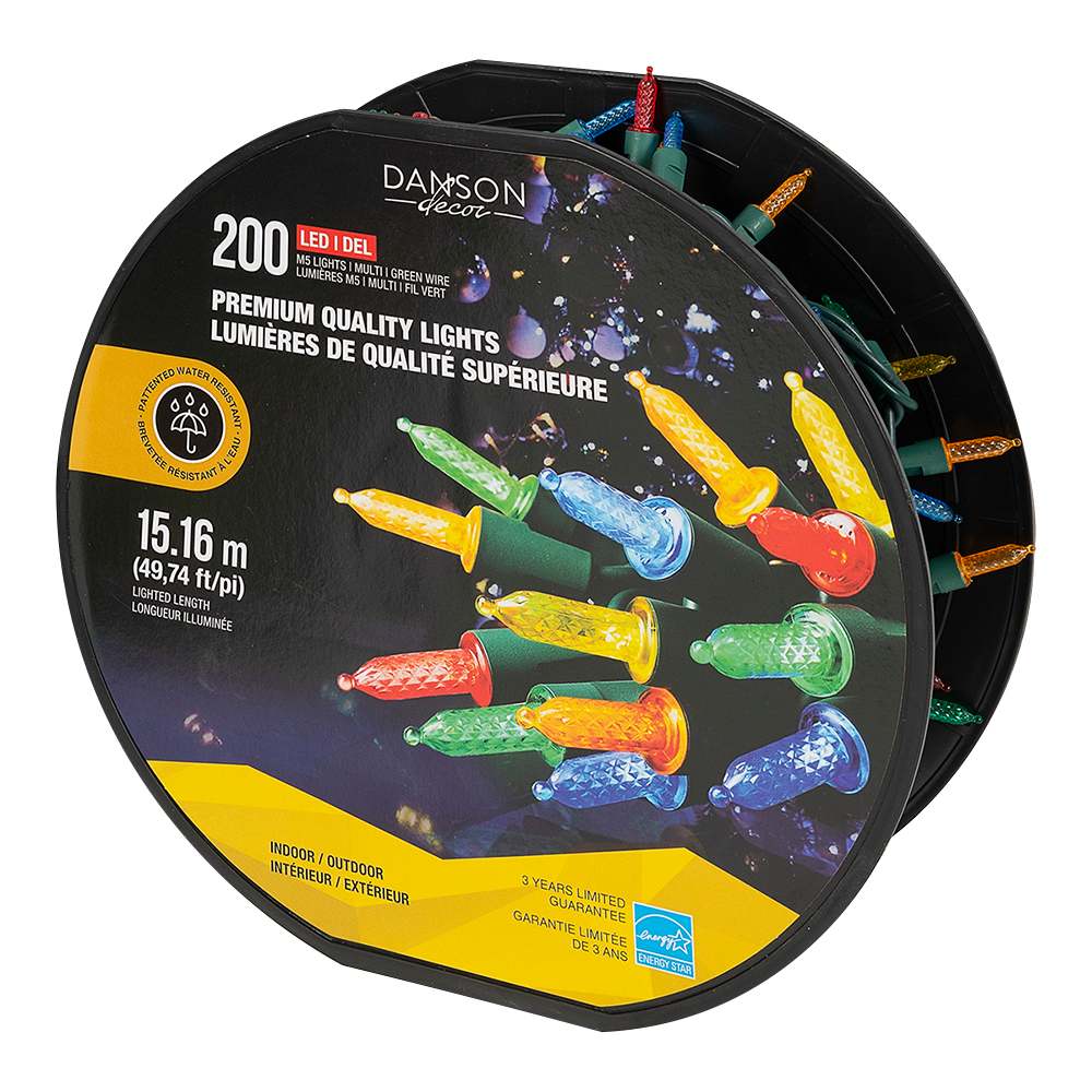 200 LED Lights Set M5 Multicoloured