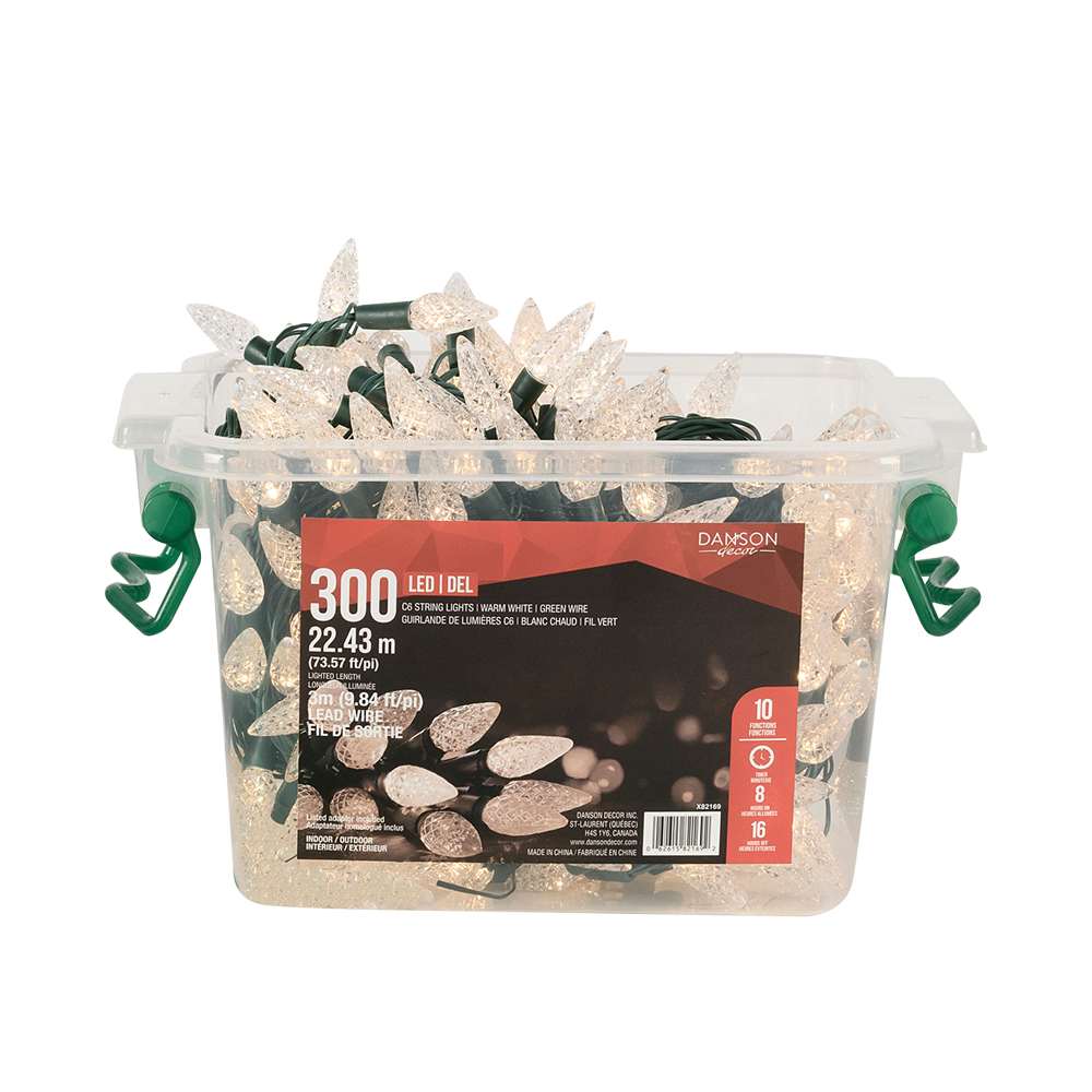 300 LED Lights Set C6 Warm white