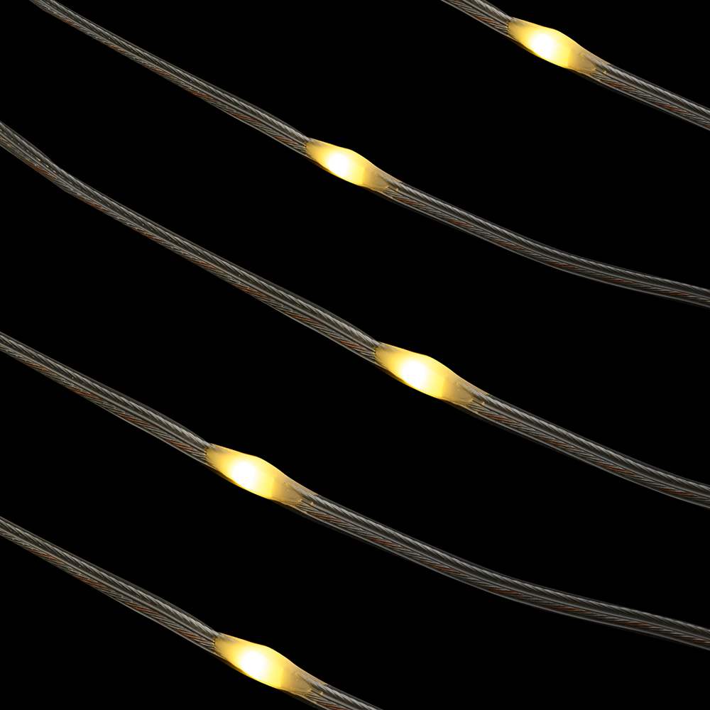 LED Lights Curtain Warm white and Multicoloured