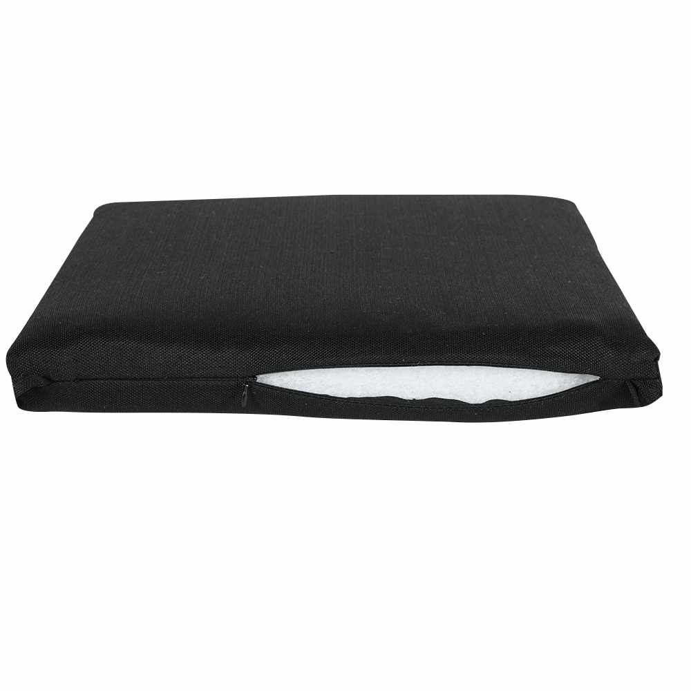 Coussin pour chaise de jardin noir