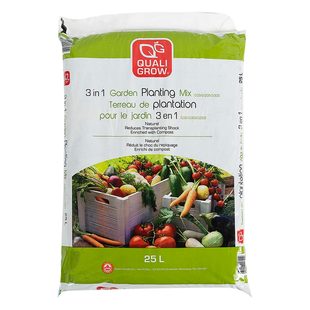 Terreau de plantation 3-en-1, 25 L