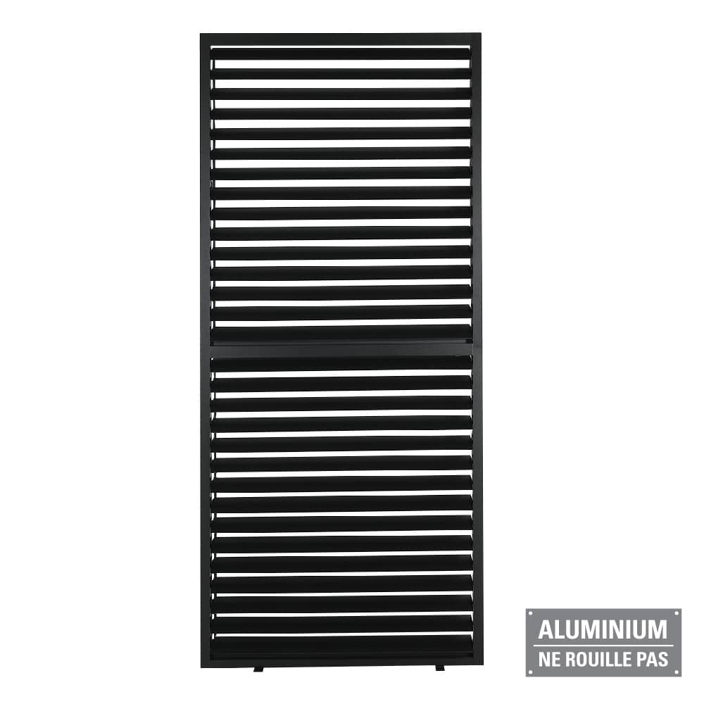 Persiennes mobiles en aluminium pour pergola Solis 48 3/8 po VERTUO
