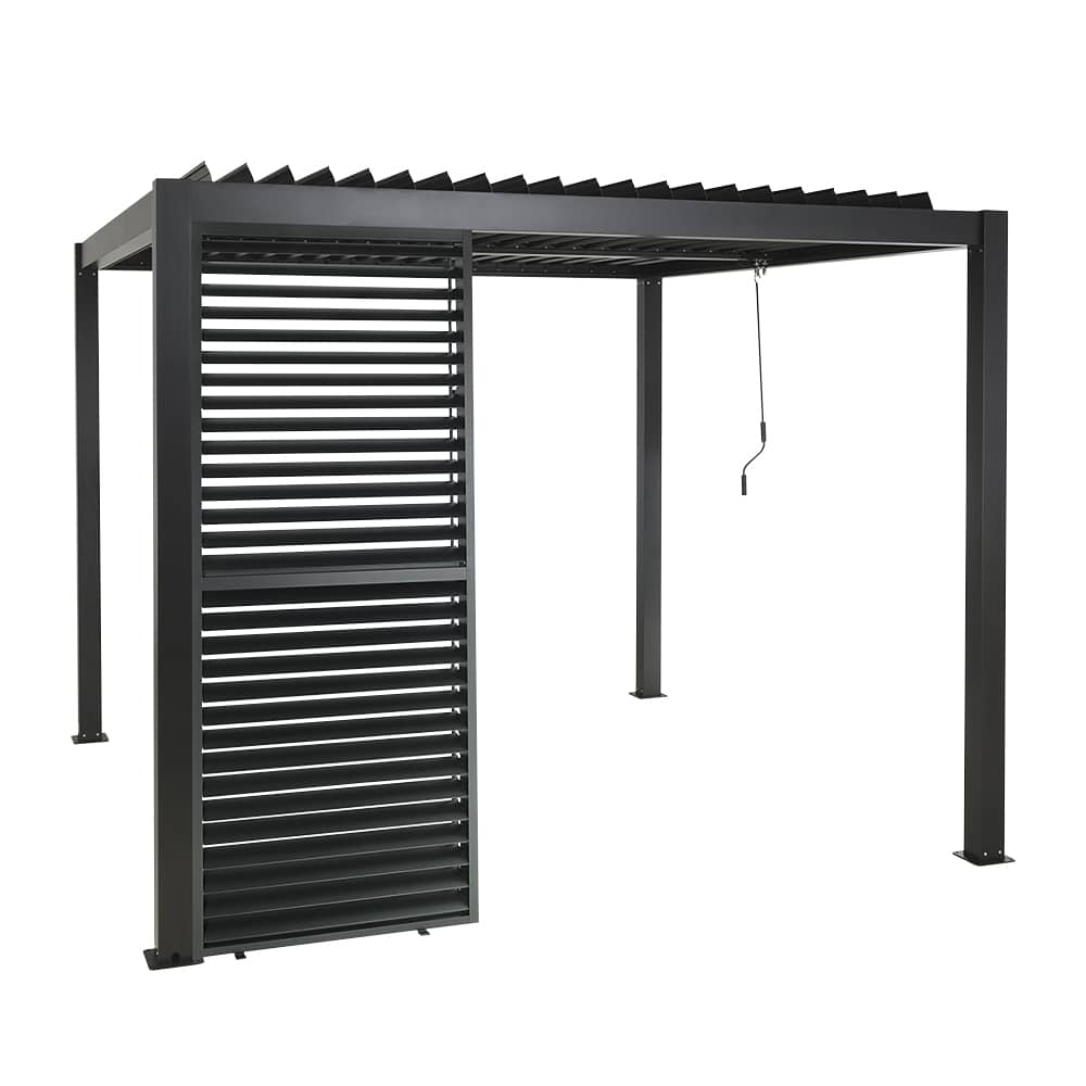 Persiennes mobiles en aluminium pour pergola Solis 48 3/8 po VERTUO
