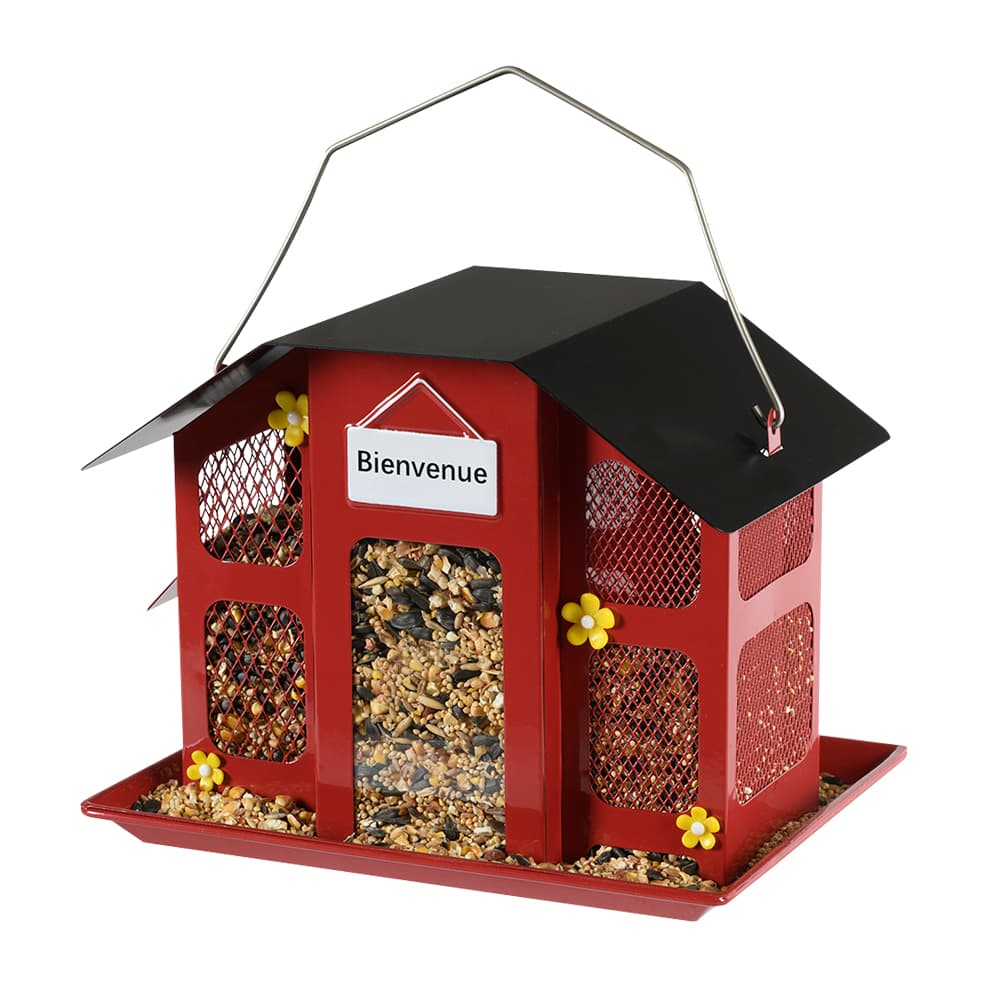 Mangeoire pour oiseaux maison 7&nbsp;5/8&nbsp;po