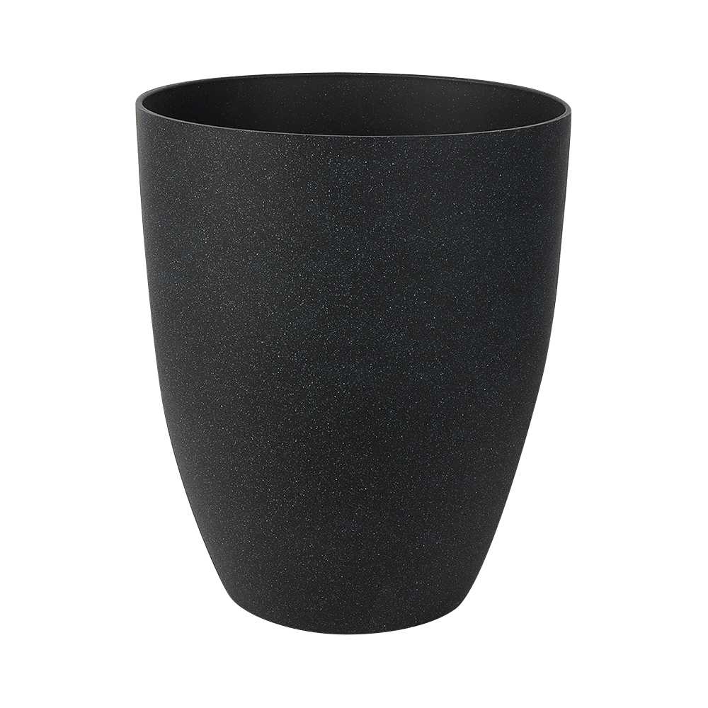 Pot à fleurs léger Soho 14 noir po VERTUO