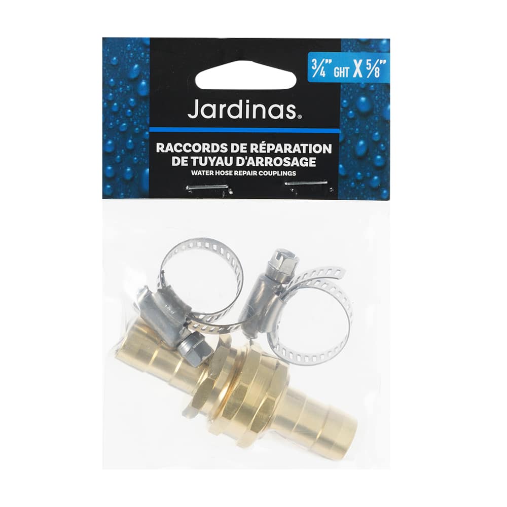 Raccords de réparation de tuyau d'arrosage 5/8 po (M x F)