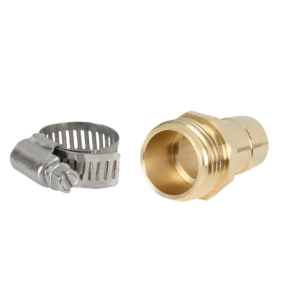 Raccord de réparation de tuyau d'arrosage 3/4 po M