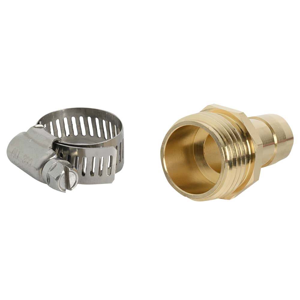 Raccord de réparation de tuyau d'arrosage 5/8 po M