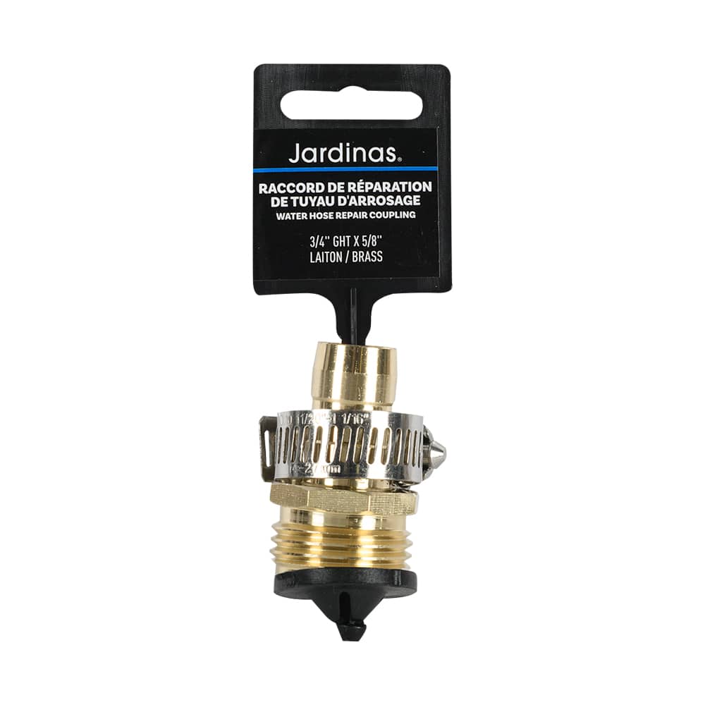 Raccord de réparation de tuyau d'arrosage 5/8 po M