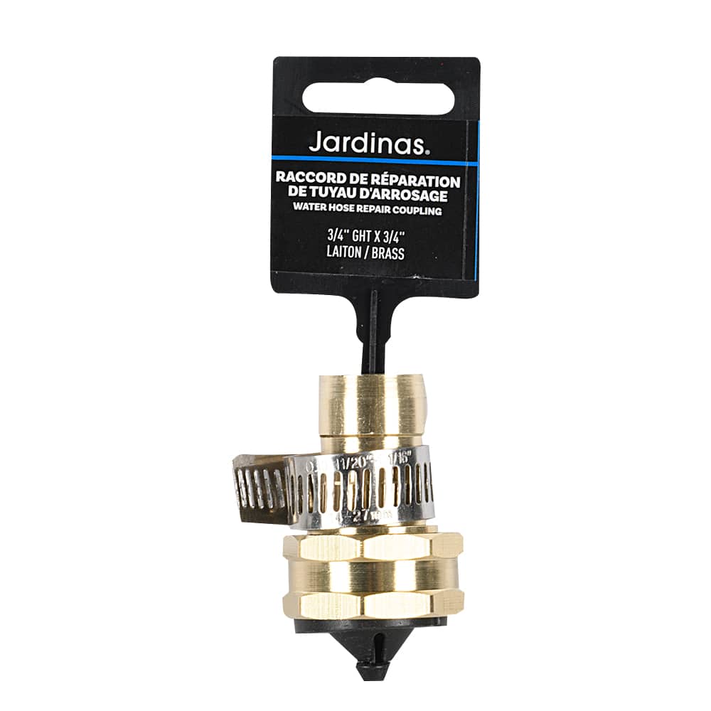 Raccord de réparation de tuyau d'arrosage 3/4 po F