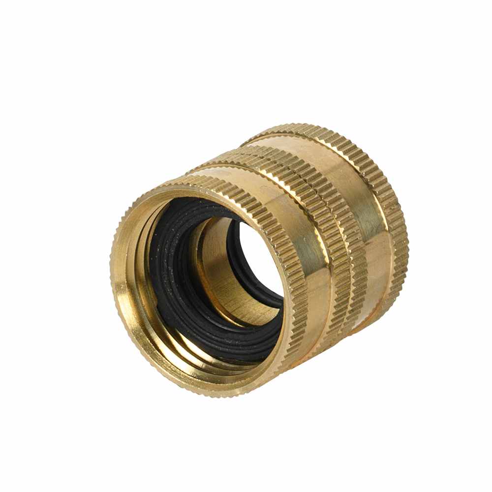 Raccord de tuyau d'arrosage 3/4 po x 3/4 po (F x F)