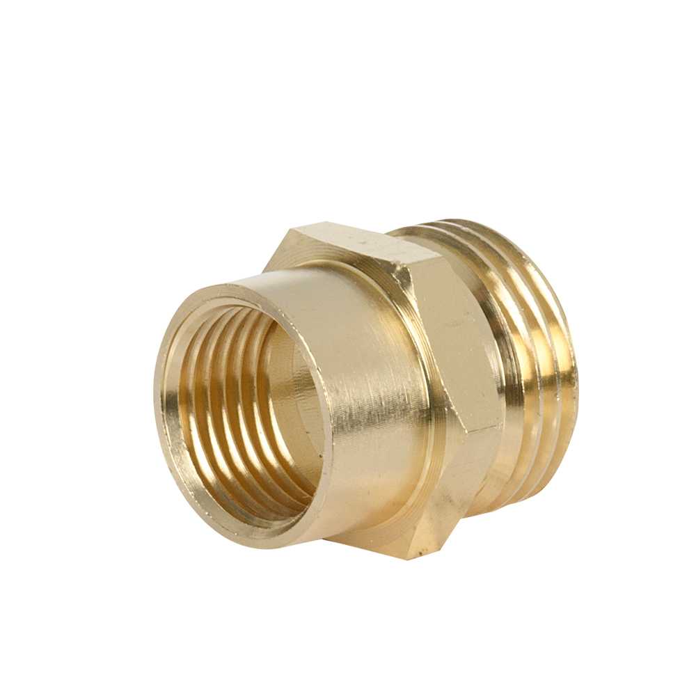 Raccord de tuyau d'arrosage 3/4 po GHT x 1/2 po NPS (M x F)