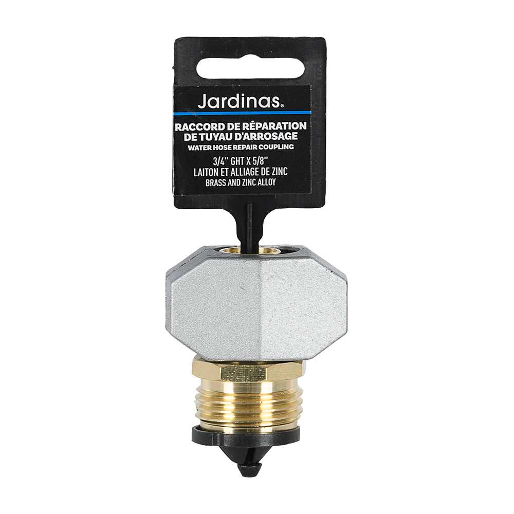 Raccord de réparation de tuyau d'arrossage 5/8 po (M)