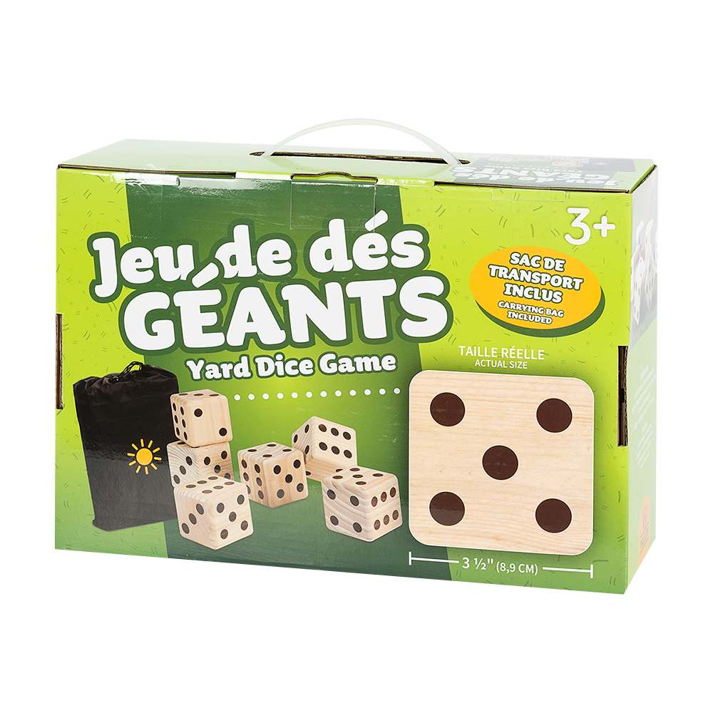 Jeu de dés géants