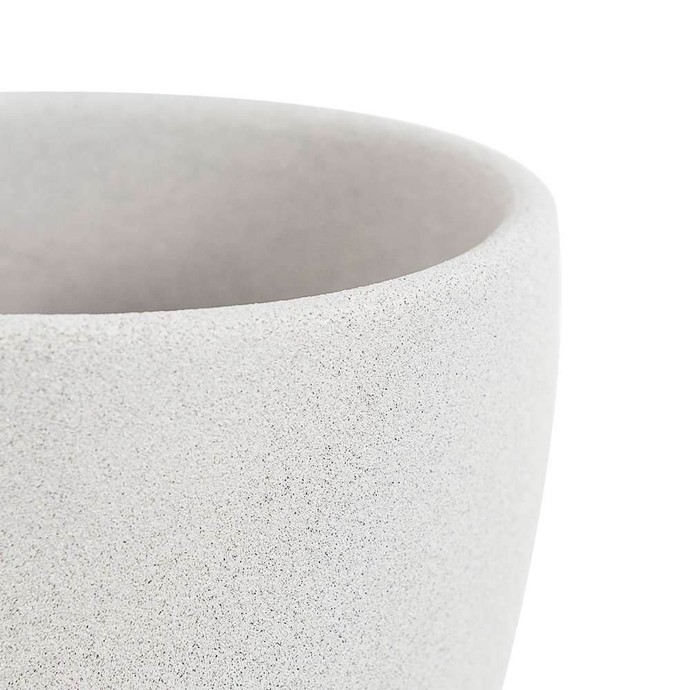 Cache-pot grège 3 5/8 po VERTUO