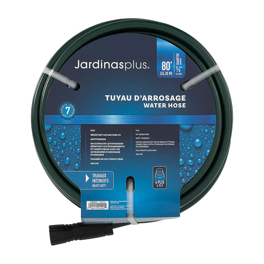 Tuyau d'arrosage 5/8&nbsp;po&nbsp;x&nbsp;80&nbsp;pi