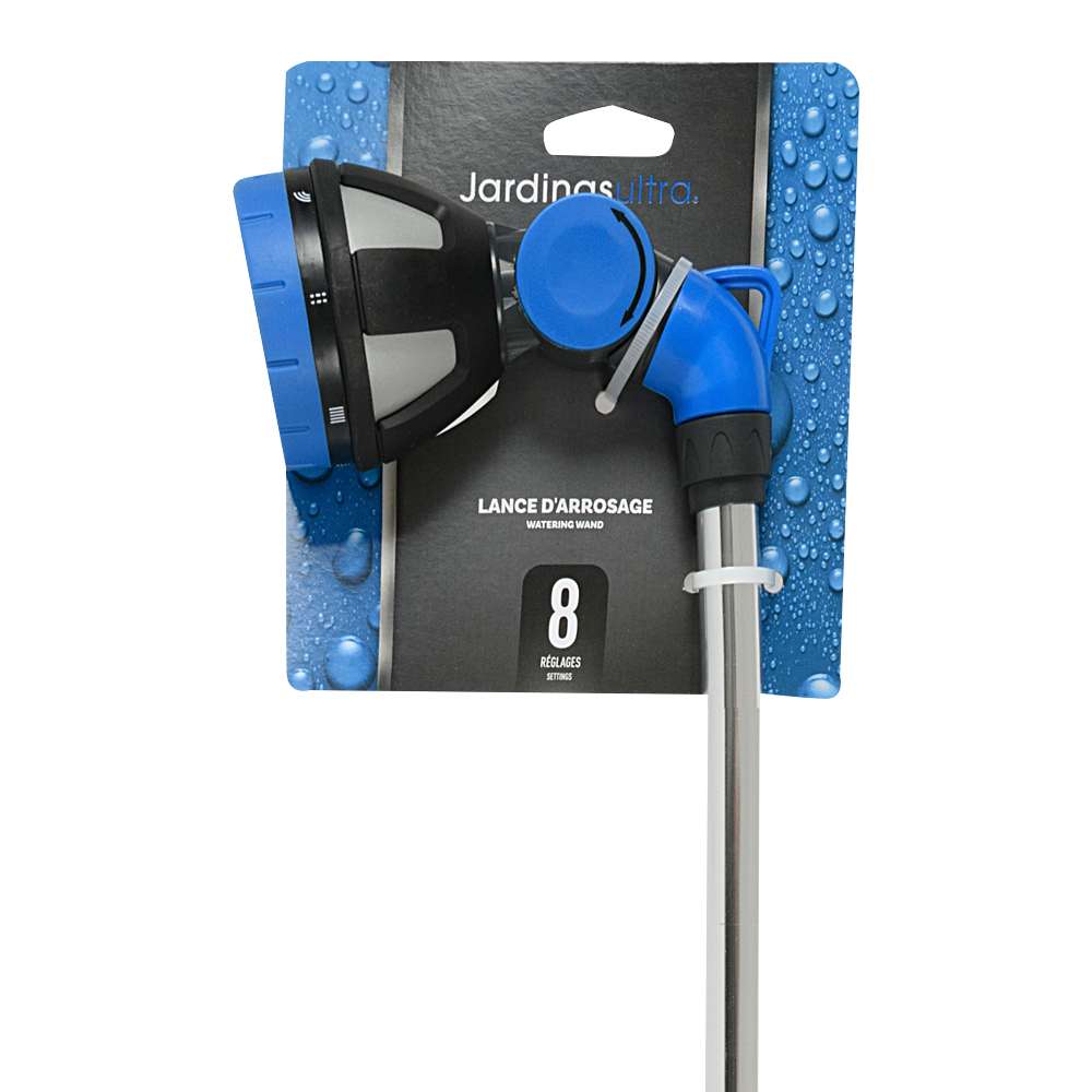 Lance d'arrosage à 8 réglages 35 po
