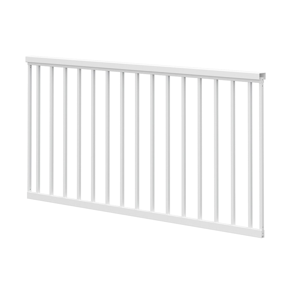 Pillar Aluminum Railing White 60&nbsp;in.&nbsp;x&nbsp;36&nbsp;in.