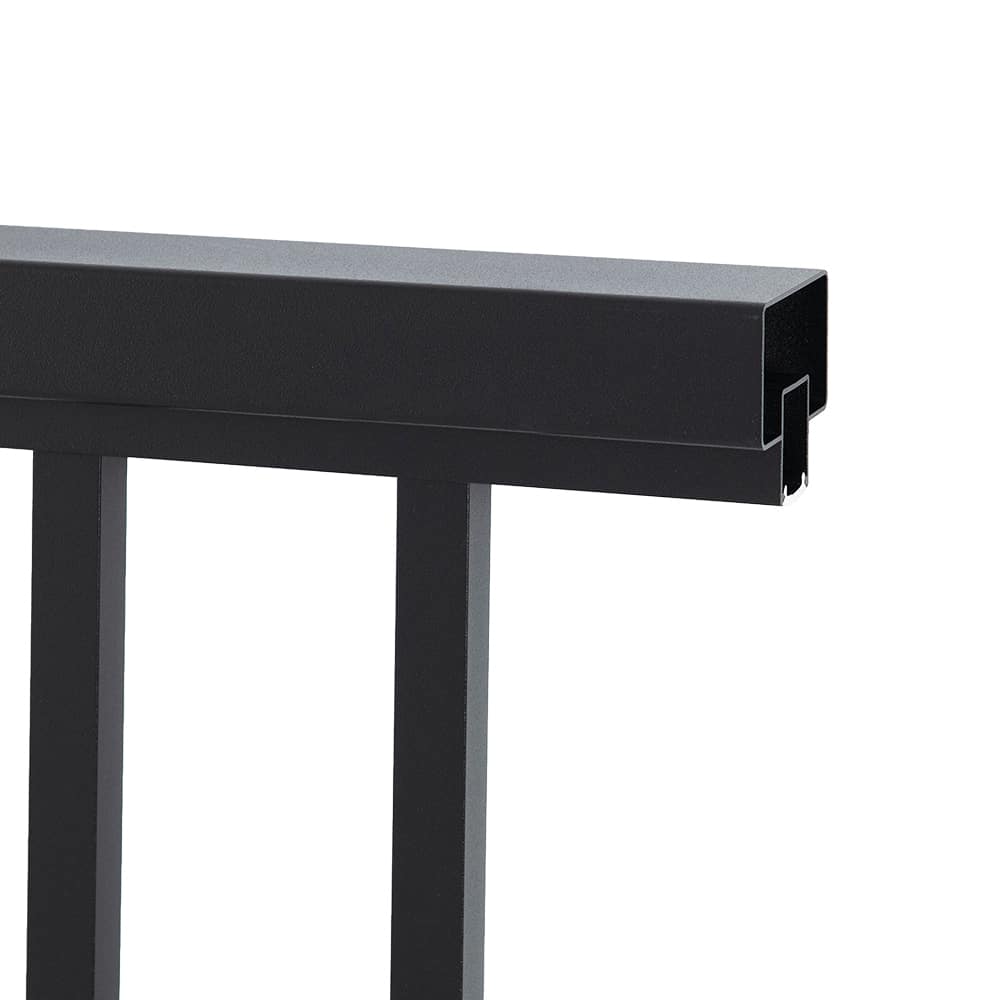 Pillar Aluminum Railing Black 60&nbsp;in.&nbsp;x&nbsp;36&nbsp;in.