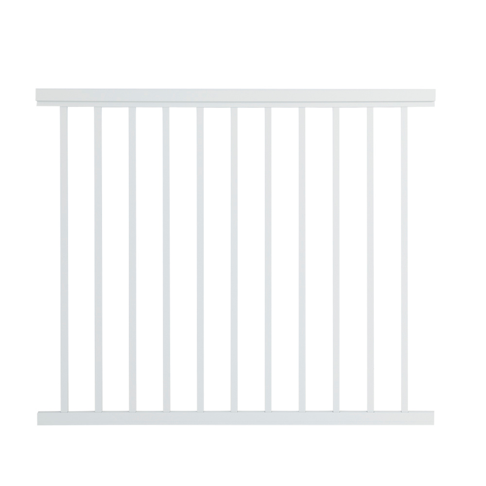 Pillar Aluminum Railing White 48&nbsp;in.&nbsp;x&nbsp;42&nbsp;in.