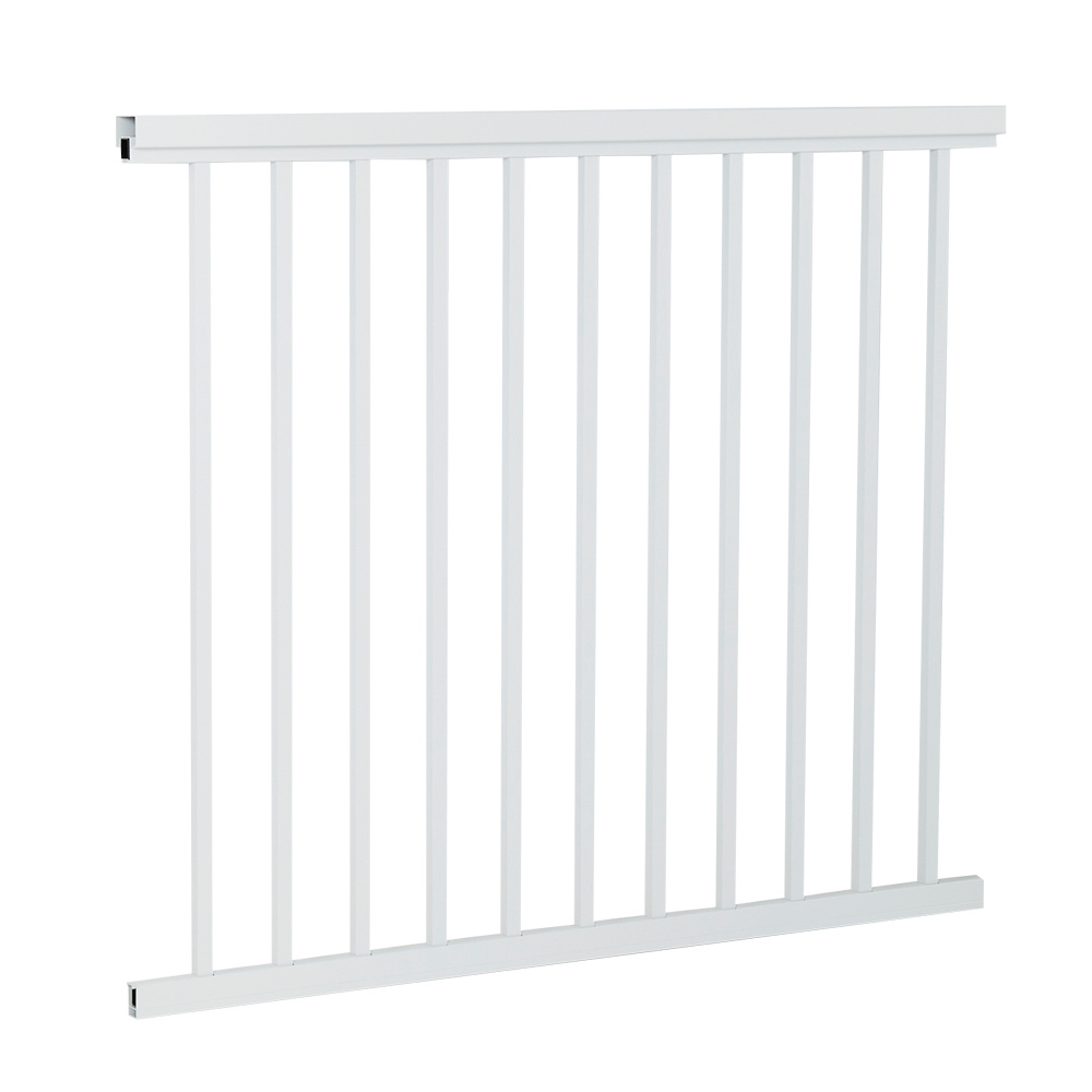 Pillar Aluminum Railing White 48&nbsp;in.&nbsp;x&nbsp;42&nbsp;in.