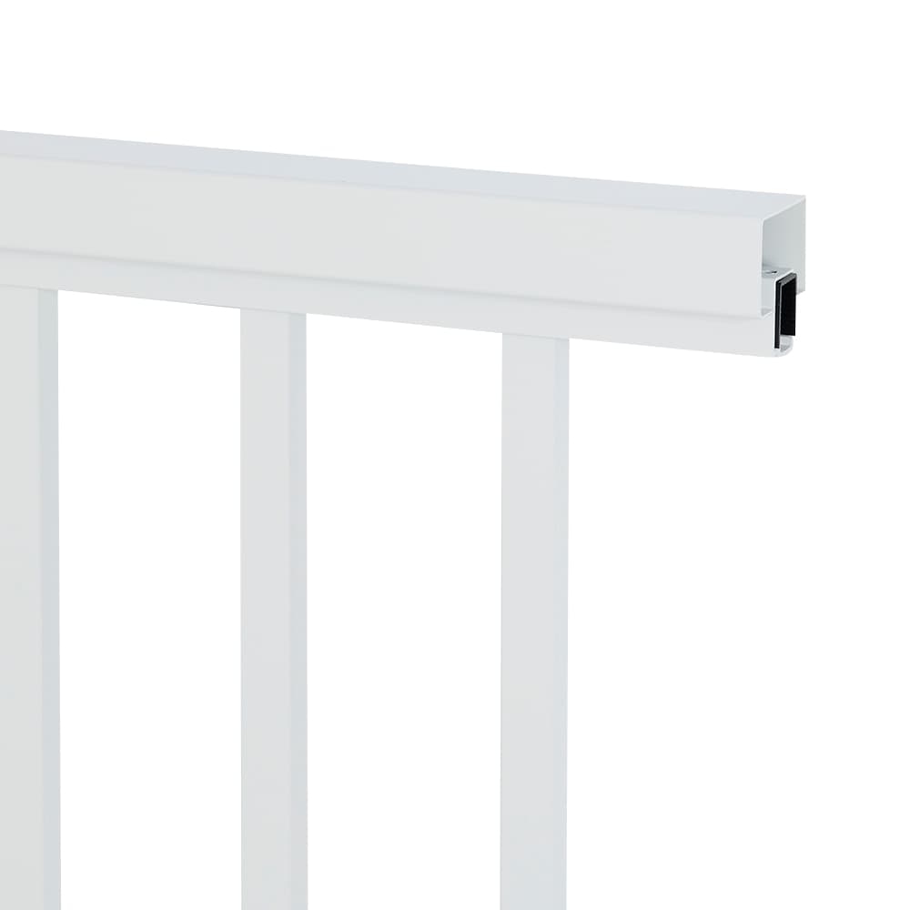 Pillar Aluminum Railing White 48&nbsp;in.&nbsp;x&nbsp;42&nbsp;in.