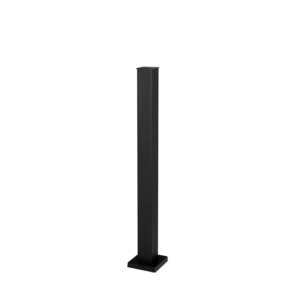 Pillar Aluminum Mounting Post Black 36&nbsp;in.&nbsp;x&nbsp;2&nbsp;1/2&nbsp;in.
