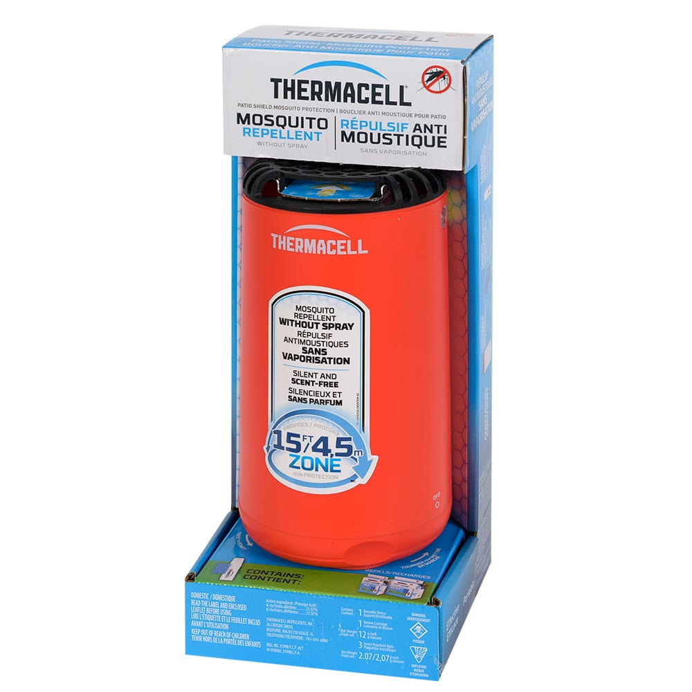 Thermacell Mosquito Area Repellent Patio Shield Fiesta Red
