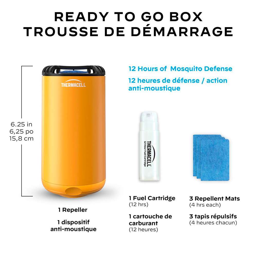 Insectifuge de zone Thermacell pour patio Jaune Citron