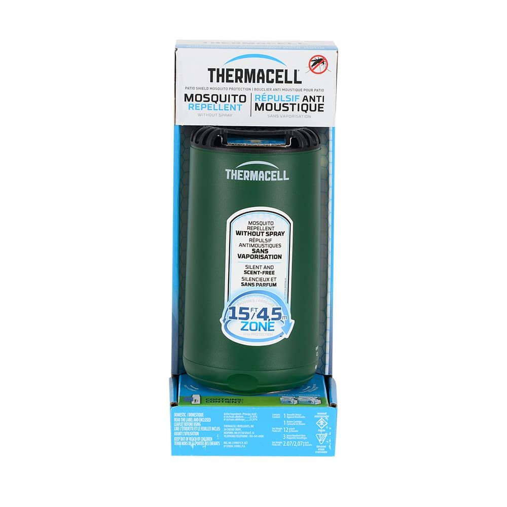 Thermacell Mosquito Area Repellent Patio Shield Forest Green