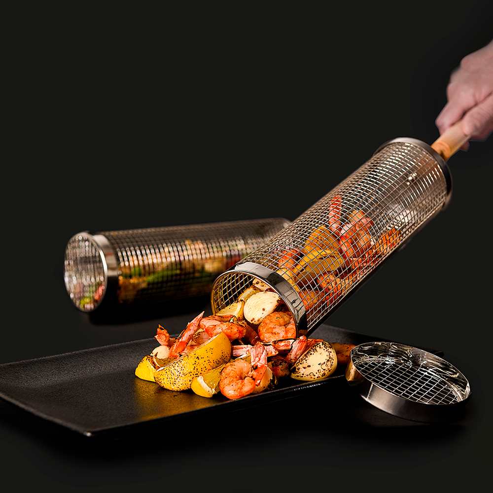 Paniers à grillades cylindriques Pqt/2