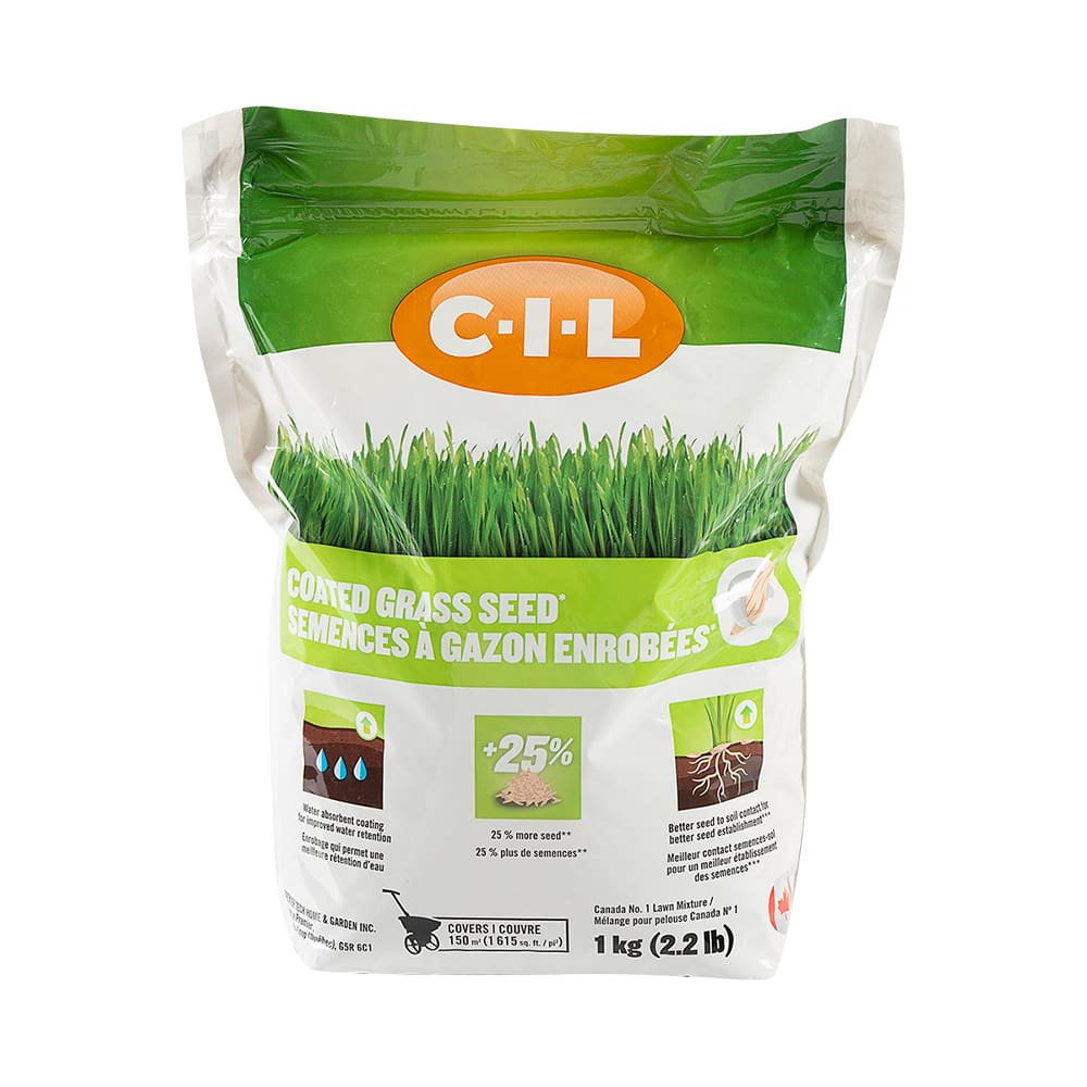 Semences à gazon enrobées C-I-L 1 kg