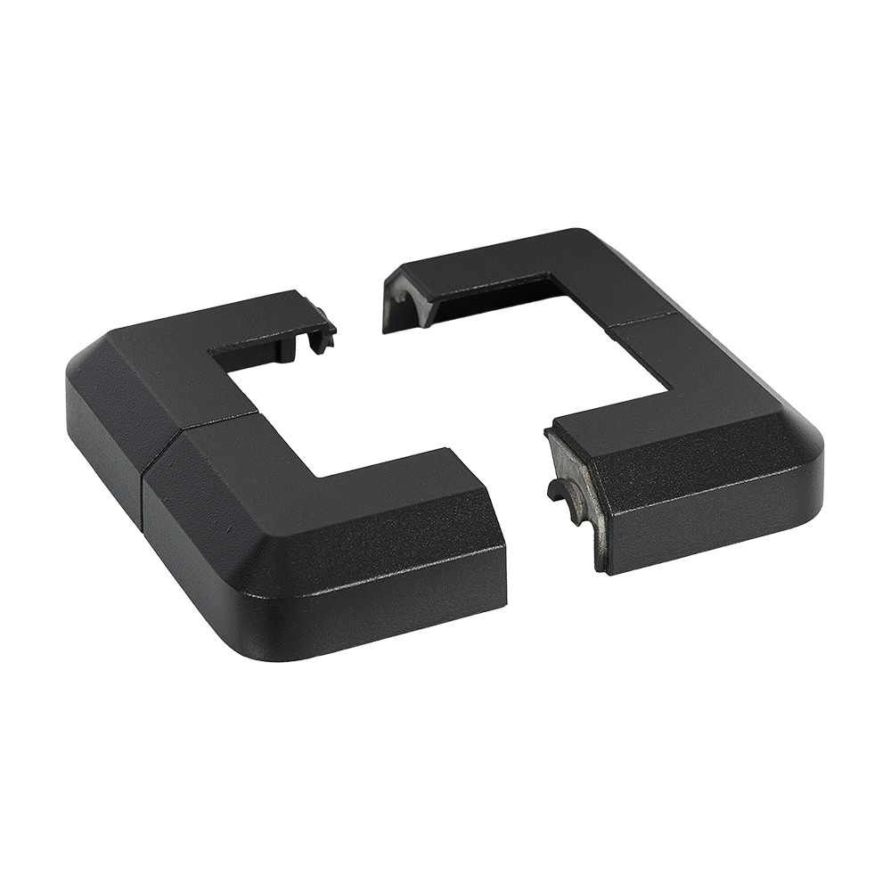 Pillar Aluminum Railing Post Base Cover Black 2 1/2 in.