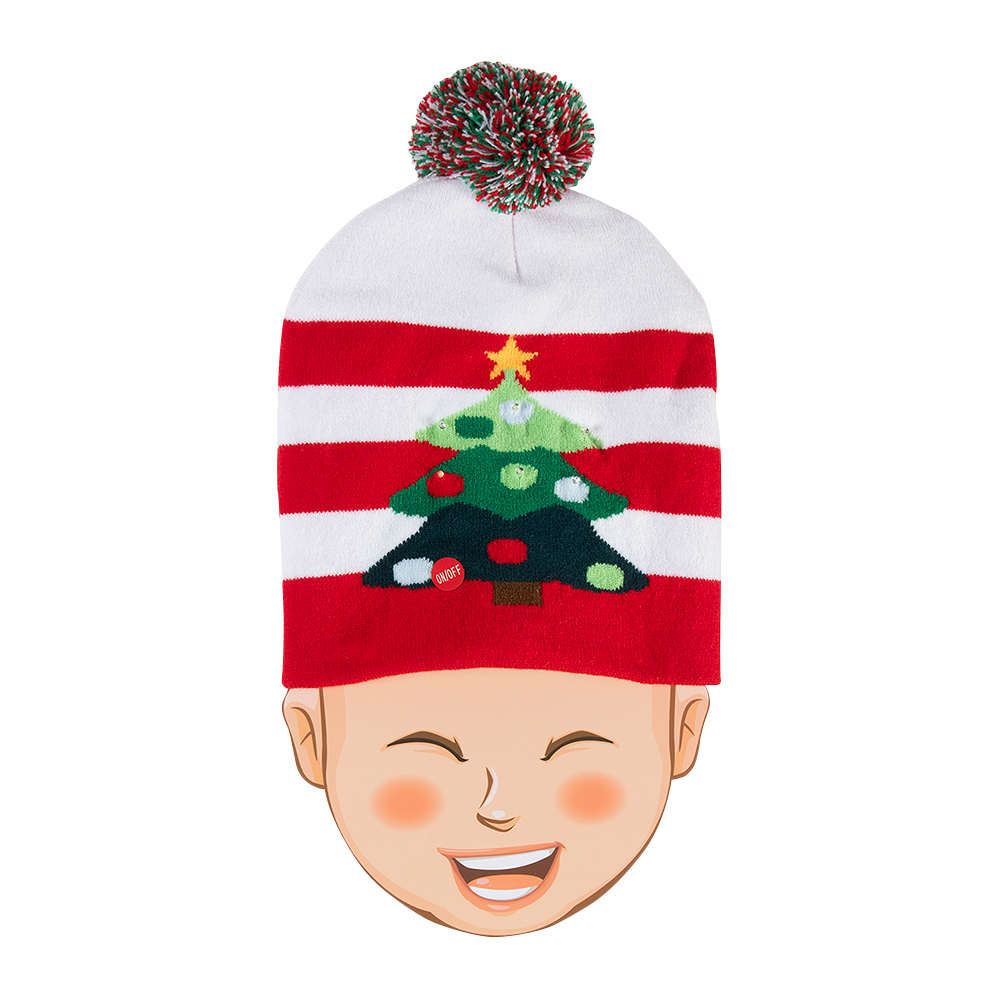 Tuque de Noël lumineuse pour adultes VERTUO