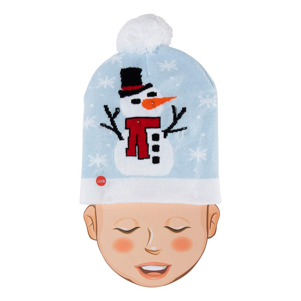 Tuque de Noël lumineuse pour enfants VERTUO