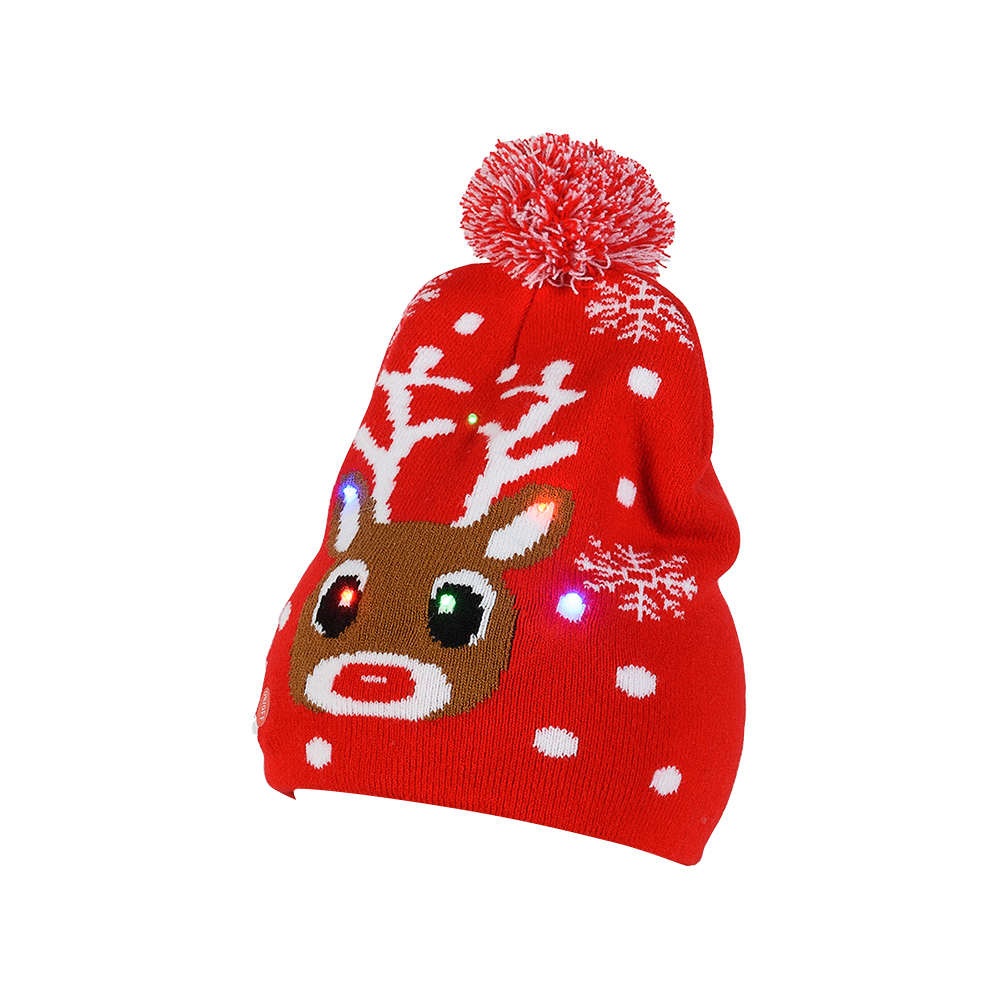 Tuque de Noël lumineuse pour adultes VERTUO