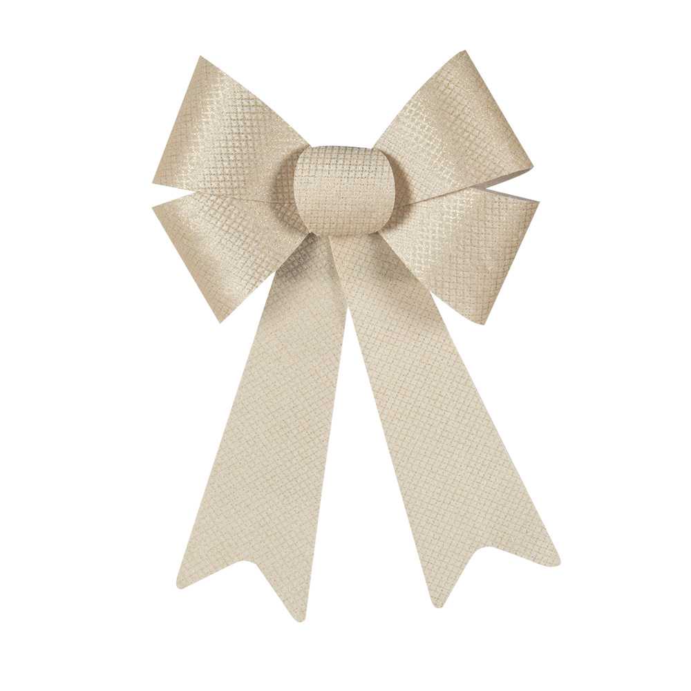 Boucle de Noël crème 9 po VERTUO