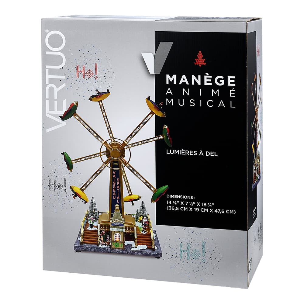 Manège animé musical et illuminé VERTUO