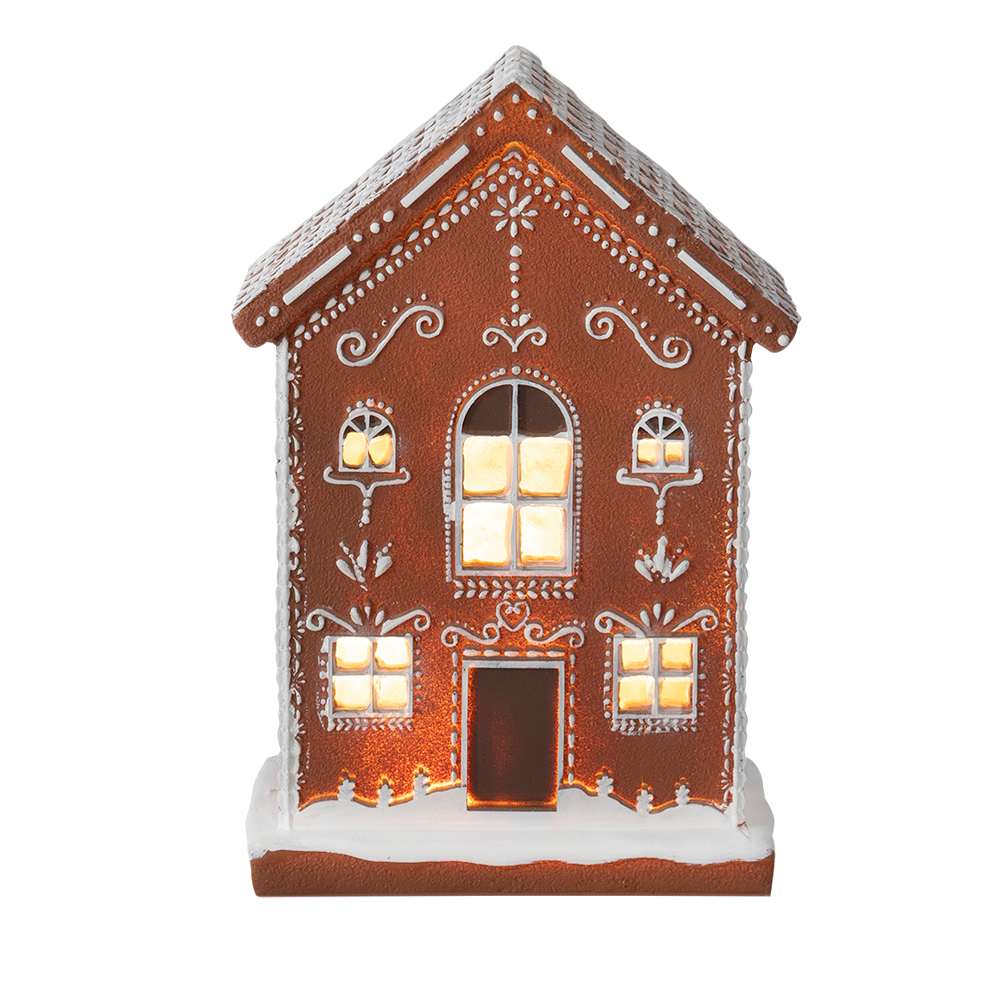 Maison déco pain d'épices illuminée VERTUO